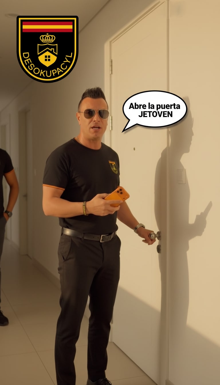 Ilustración cómica: tienes un morro que te lo pisas